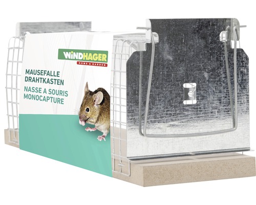 Nasse à souris Windhager 15 x 7 x 5 cm piège réutilisable - HORNBACH