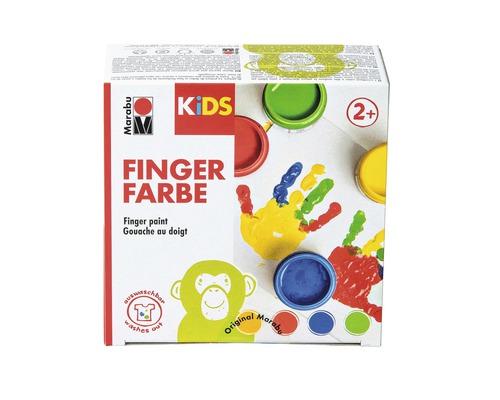 Marabu Kids Fingerfarbe 100ml 4er-Set