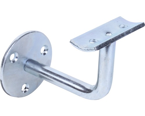 Support de rampe à visser, version arrondie Support de rampe en métal avec trous de vis