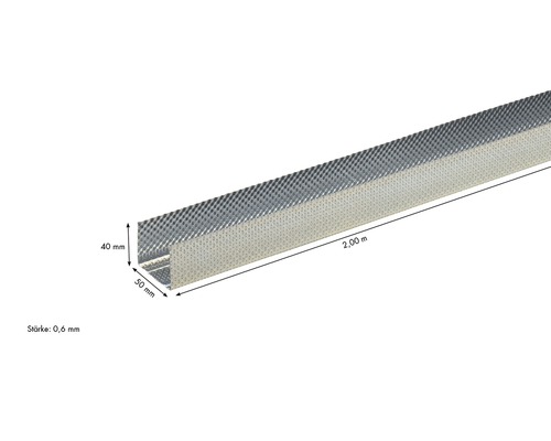 Knauf UW-dB Rahmenprofil 2000 x 50 x 40 mm Knauf UW-dB Rahmenprofil 2000 x 50 x 40 mm