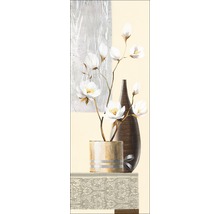 Peinture décorative de nature morte florale avec vases