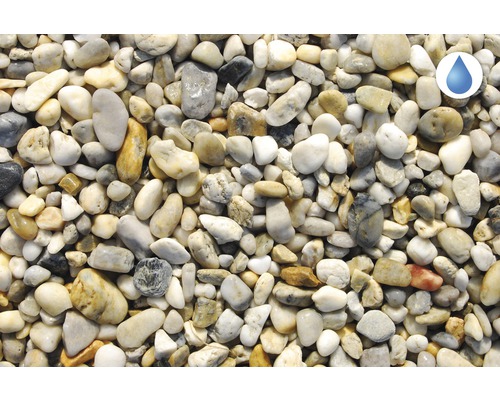 Gros plan de gravier décoratif pour l''extérieur