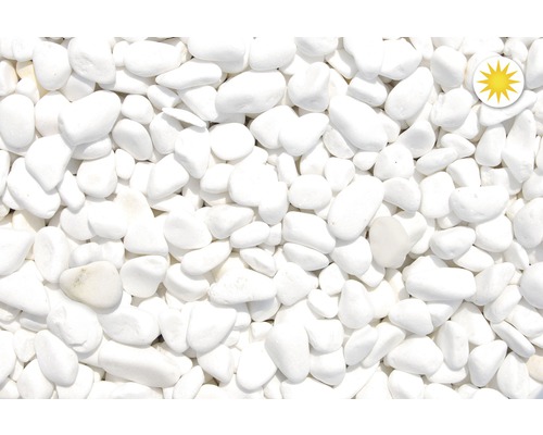 Graviers de marbre Thassos-blanc 15-25 mm 1000 kg Bigbag