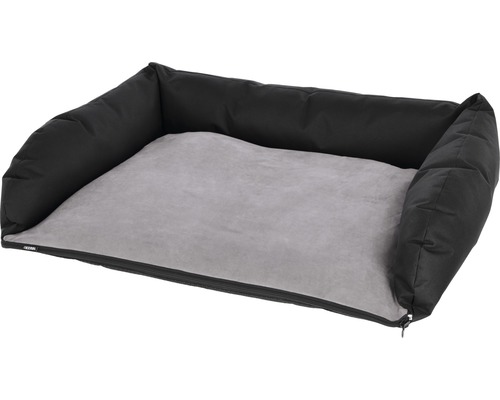 Couchage pour chien avec fermeture éclair et bords surélevés