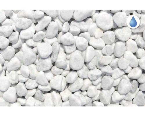 Galets décoratifs blancs en vrac