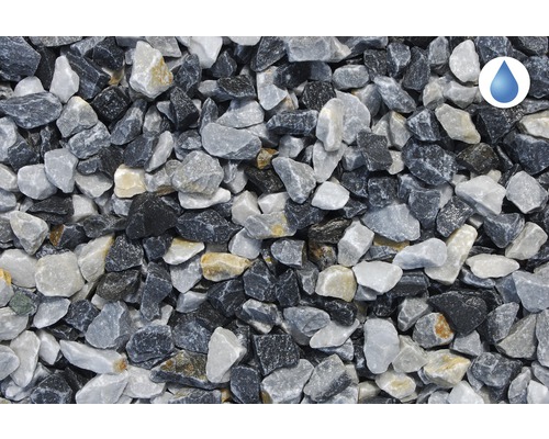 Gros plan de gravillons décoratifs pour le jardin