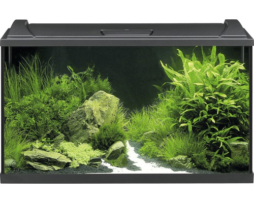 Aquarium EHEIM aquaproLED 126 mit LED-Beleuchtung, Filter, Heizer, Thermometer, Fangnetz ohne Unterschrank schwarz