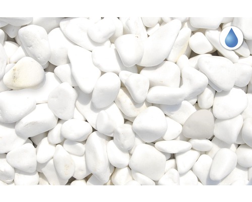 Galets décoratifs blancs