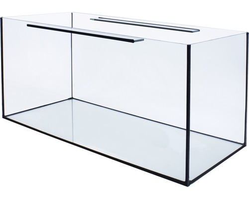 Aquarium vide rectangulaire en verre avec couvercle