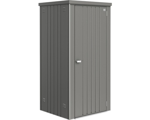 Geräteschrank biohort Gr. 90 mit Regalböden und Gerätehalter 93x83x182.5 cm quarzgrau-metallic