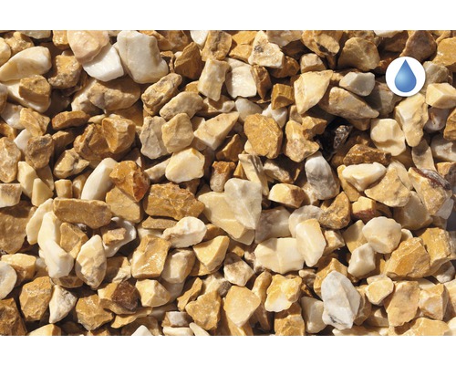 Gravier décoratif pour l''aménagement paysager et de jardin.