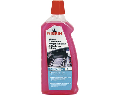 Nigrin Antigel pour radiateurs de moteurs alu -35 °C 1L Antigel pour radiateur Nigrin dans une bouteille