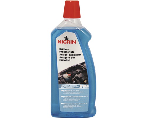 Nigrin Antigel pour radiateurs de moteurs alu -40 °C 1L Antigel radiateur Nigrin dans une bouteille