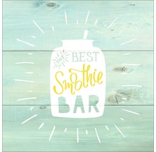Dekoratives Schild mit der Aufschrift The Best Smoothie Bar.