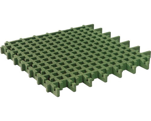 Dalle de protection anti-chute-dalle gazon terrasoft 5 unités 100x100x4.5 cm vert