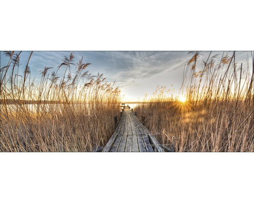 Tableau sur verre Way To The Sun 30x80 cm
