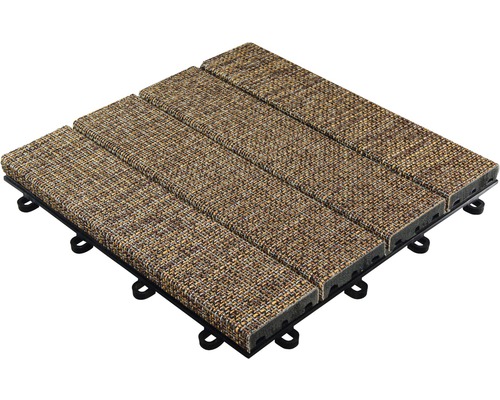 Carreau à clipser florco floor, 30x30 cm, marron