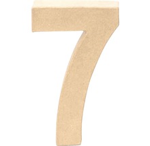 Chiffre 7 carton 17.5x5.5 cm