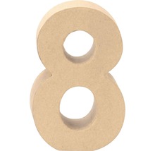 Chiffre 8 carton 17.5x5.5 cm