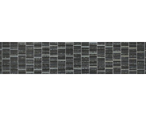 Mosaïque avec des éléments rectangulaires noirs.