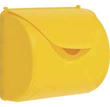 Boîte aux lettres murale jaune