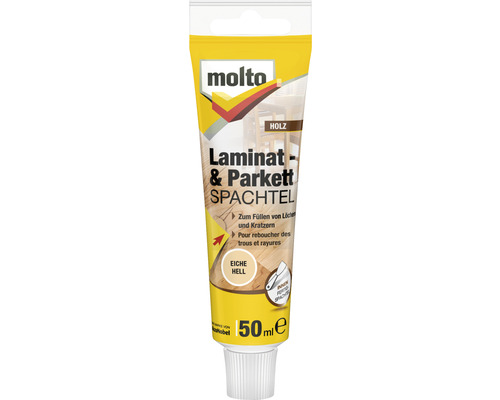 Mastic à enduire pour parquet et stratifié Molto chêne clair 50 ml