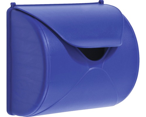 Briefkasten axi Kunststoff blau