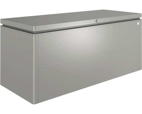 Boîte de rangement biohort LoungeBox 200, 200x84x88,5 cm gris quartz métallique