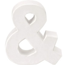Zeichen & Pappe 10x3.5 cm weiss