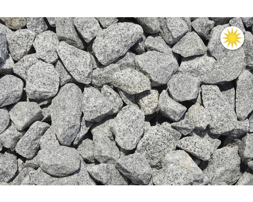Morceaux de granit Sel et poivre 25-50 mm 25 kg
