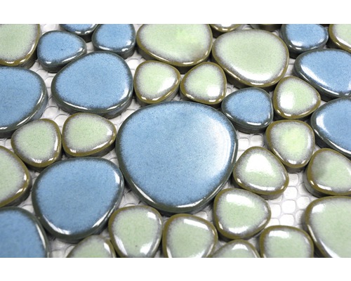 Carreau de mosaïque en céramique en forme de galet