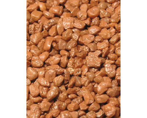 Gravier coloré 5 kg, cuivre Gros plan de granulés d''argile pour l''horticulture