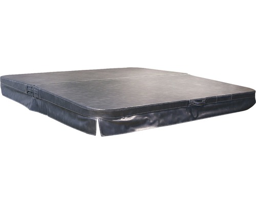 Abdeckplane grau 214x155x10 cm passend zu Whirlpool Volition Gosford plus Premium Abdeckung für Whirlpool