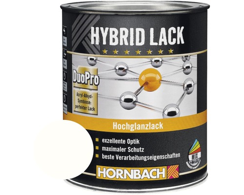 HORNBACH Buntlack Hybridlack Möbellack glänzend glacierweiss 750 ml