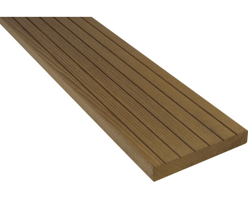 Planche pour terrasse frêne thermo 21x135x2500 mm