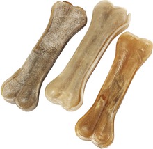 Friandises pour chiens beeztees os à mâcher peau de bœuf 12,5 cm 10 pièces friandises à mâcher