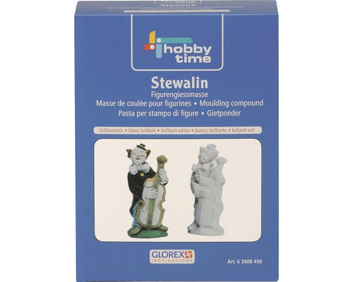 Stewalin Figurengiessmasse schnelle Aushärtung weiss 1 kg Stewalin Figurengiessmasse Packung