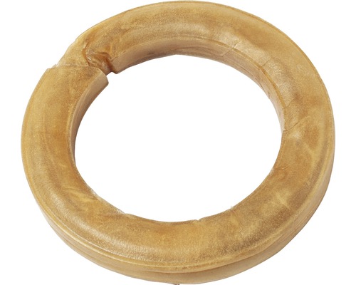 Friandise pour chiens beeztees anneau à mâcher peau de bœuf ø 15 cm 1 pièce friandises à mâcher