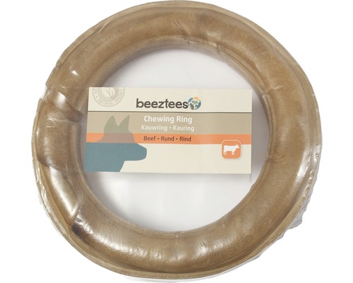 Beiger Rindfleisch Kauring für Hunde