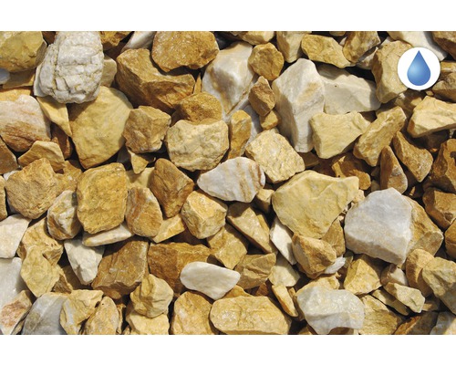 Gelblich-weisser Zierkies