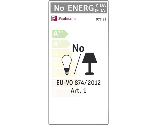 Paulmann Logo Energieeffizienzklasse