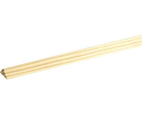 Baguette triangulaire épicéa/pin brut 14x14x1000 mm Baguette en bois de pin