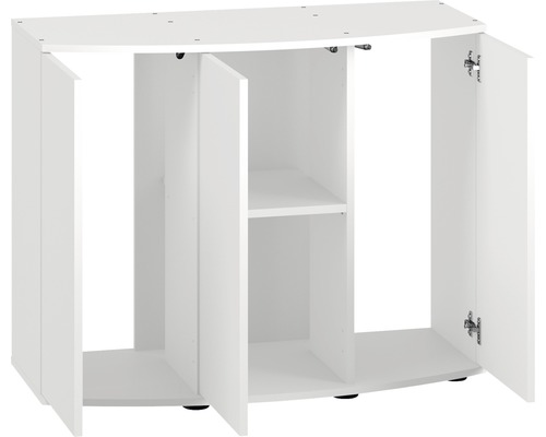 Meuble pour aquarium avec deux portes et une étagère
