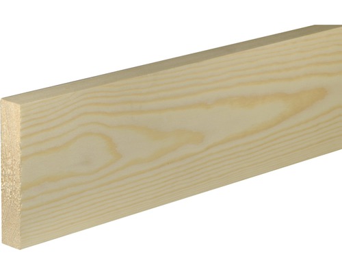 Baguette rectangulaire épicéa/pin brut 19x96x2400 mm Planche en bois d''épicéa