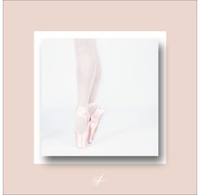 Chaussons de ballet avec ruban de satin rose