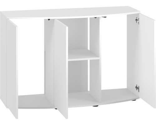 Meuble bas d''aquarium avec portes et étagères