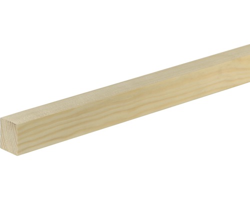 Baguette rectangulaire épicéa/pin brut 23x29x2400 mm Madrier en bois