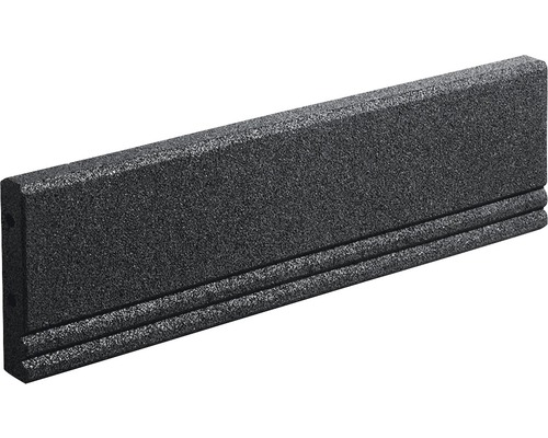 Protection anti-chute-bordure de pelouse terrasoft 10 unités 100x25x5 cm anthracite Bordure de jardin en plastique