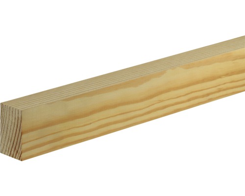 Baguette rectangulaire épicéa/pin brut 29x46x2400 mm