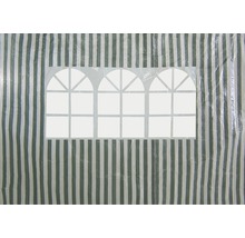 Seitenteil mit Fenster für Partyzelt Adria grün-weiss-thumb-0